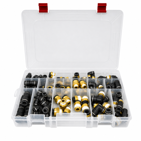 Diron Parts CAB49 Air Brake Air Line Fitting Kit Aftermarket Replacement for Freightliner Trucks